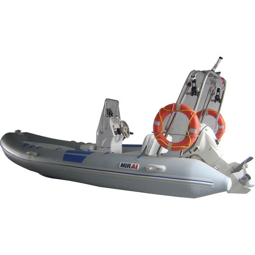 Надувная лодка c подвесным мотором - 5,00 mt. SCR - MIRAI - RIB / с центральной консолью / из стекловолокна