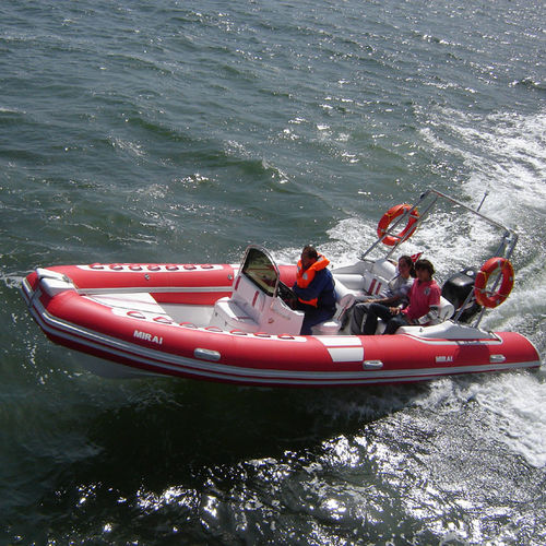 Надувная лодка c подвесным мотором - 6,90 CSR - MIRAI - RIB / с центральной консолью / макс. 14 человек