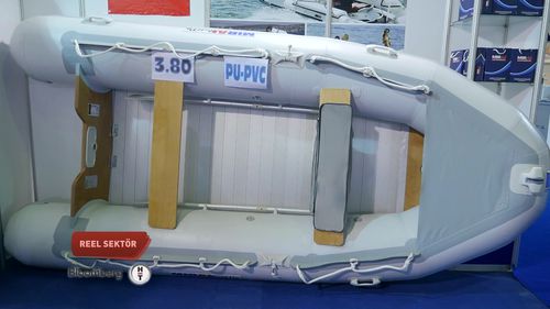 Надувная лодка c подвесным мотором - ROLL-UP BOT 3,80 mt. - MIRAI - складная / макс. 5 человек / алюминиевый пол
