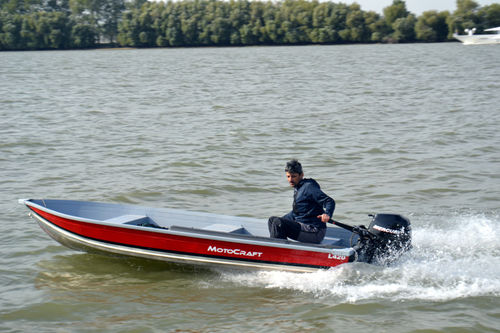 Ботик c подвесным мотором - L420 - MOTOCRAFT BOATS SRL - открытый / из алюминия / макс. 4 человека