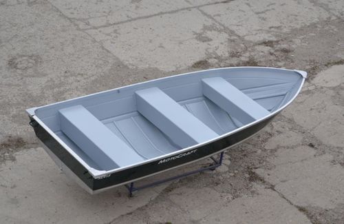 Ботик c подвесным мотором - XL415 - MOTOCRAFT BOATS SRL - для спортивной рыбалки / из алюминия / макс. 4 человека