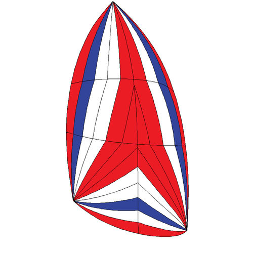 Асимметричный спинакер - ASY7 - Spinnaker One - для круизного парусного судна / с трирадиальным кроем / нейлоновый