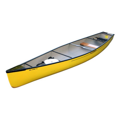 Универсальное каноэ - MacKenzie Sport 18′ - Clipper Canoes - 3 места / красное / зеленое