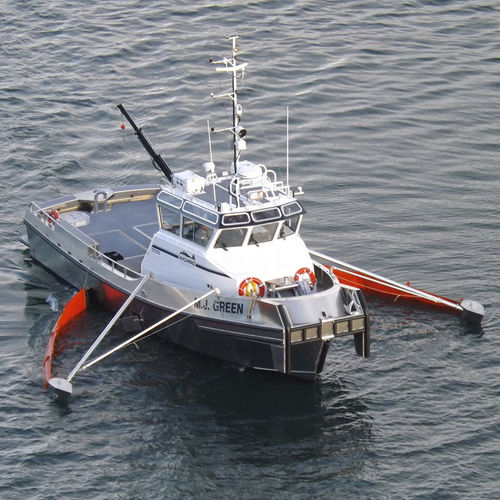 Профессиональный катер судно для сбора нефтяных разливов - 47’ Skimmer - Rozema Boats Works - с внутренним мотором / из алюминия