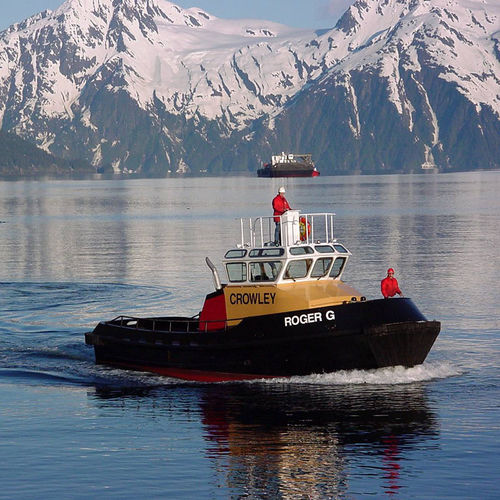 Профессиональный катер мини-буксир - 44’ - Rozema Boats Works - с внутренним мотором / из алюминия