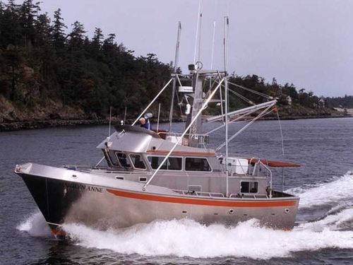 Траулер с внутренним мотором - 40’ - Rozema Boats Works - с флайбриджем / по индивидуальным замерам