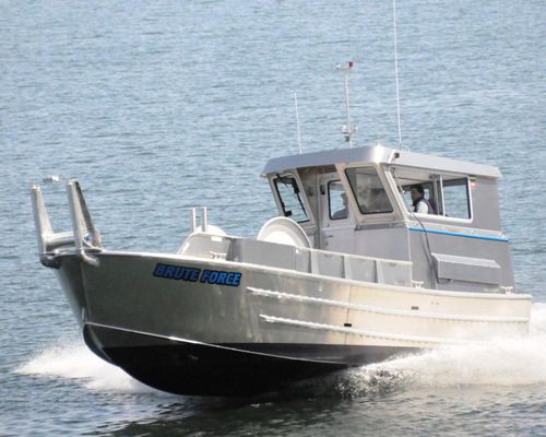 Профессиональный катер профессиональное рыболовное судно - 30’ Bow Picker - Rozema Boats Works - с внутренним мотором / из алюминия