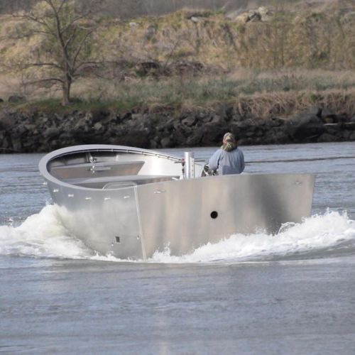 Профессиональный катер профессиональное рыболовное судно - 20’ Seine Skiff - Rozema Boats Works - с внутренним мотором / из алюминия