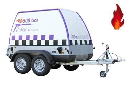 Очиститель под высоким давлением для судостроительной верфи - g572 - Falch - на прицепе / дизельный двигатель