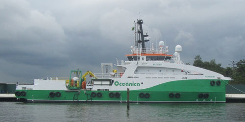 Специальное судно обеспечения дайвинга - Oceanicasub IV - Incat Crowther - из алюминия