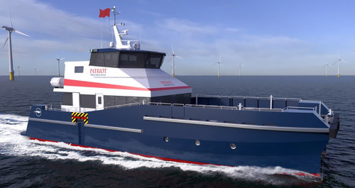 Специальное судно для перевозки персонала - IC21118 - Incat Crowther - для ветряной электростанции / катамаран