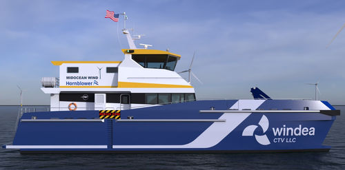 Специальное судно для перевозки персонала - IC21049 - Incat Crowther - для ветряной электростанции / катамаран / из алюминия