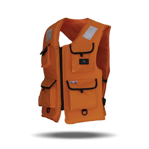 Спасательный жилет для профессионального использования - MV1-WORKVEST - Atlantis Italia - для мужчин / из губки / красный