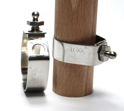 Защелка для катера - LOXX&reg; - open pipe clamps - Schaeffertec GmbH - для чехла / из нержавеющей стали