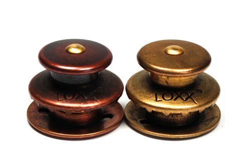 Защелка для катера - LOXX® XL Antique brass and copper - Schaeffertec GmbH - для чехла / внутренняя резьба / из металла