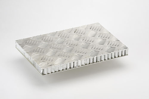 Сэндвич-панель для благоустройства судов - COMPOCEL® FLOOR ALU-RIS / ALU-MAN - Cel Components s.r.l.  - для пола судна / сотовая панель из алюминия / алюминий