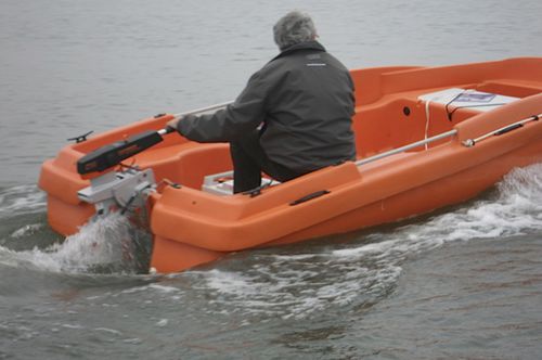 Профессиональный катер спасательное судно - NEW MATIC 360 - RIGIFLEX SAS - рабочее судно / c подвесным мотором