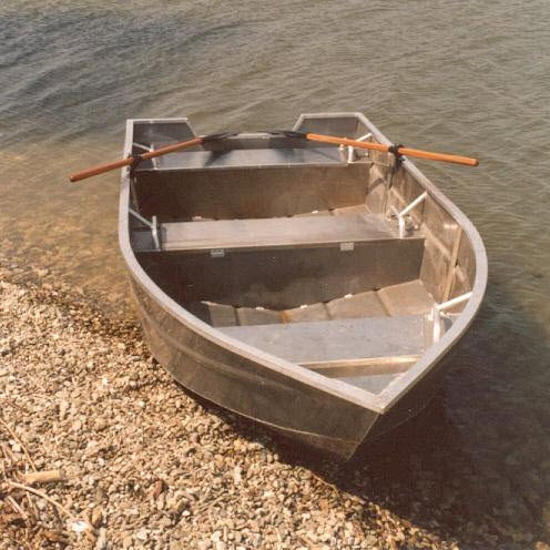 Ботик c подвесным мотором - Aktual 36 - MANDL - Living on Water, Ltd. - для спортивной рыбалки / из алюминия / макс. 4 человека