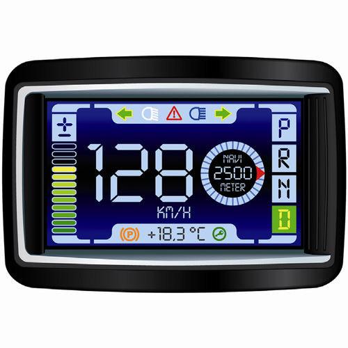 Индикатор для катера - OPUS A3 ECO FULL - MOTRONICA  - многофункциональный / LCD / цифровой