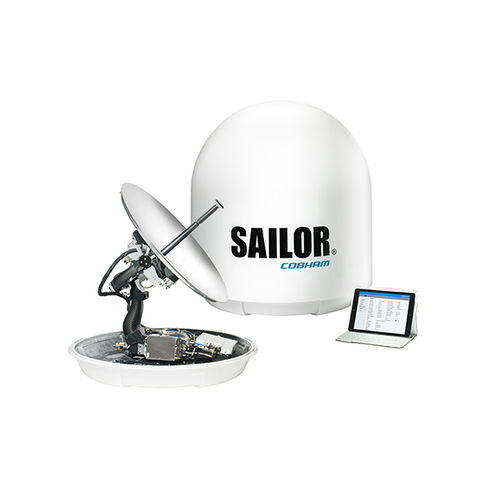 Антенна VSAT - SAILOR 600 - Cobham - Satcom / Ка-диапазон / для катера