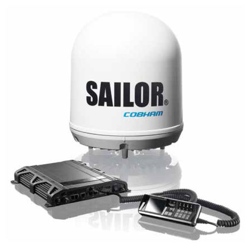 ИНМАРСАТ система коммуникации - SAILOR 250  - Cobham - для судна / FleetBroadband