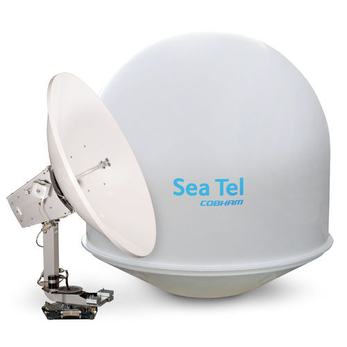 Антенна ТВ - Sea Tel 5004 - Cobham - спутниковая / Ku-диапазон / для катера