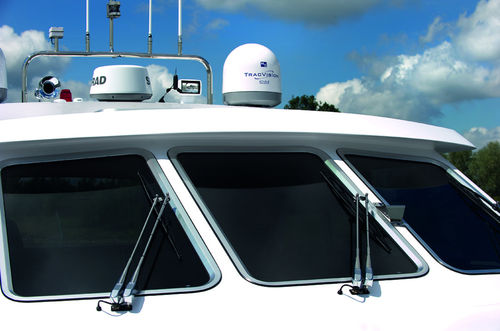 Фиксированное окно - SLIM LINE - Gebo Marine Glazing B.V. - для яхты / прямоугольное