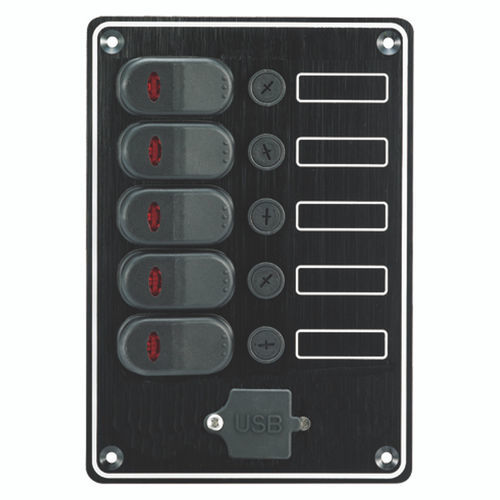 Электрическое табло для катера - 10067-USB - AAA WORLD-WIDE ENTERPRISES LTD. - тока / герметичное / с портом USB