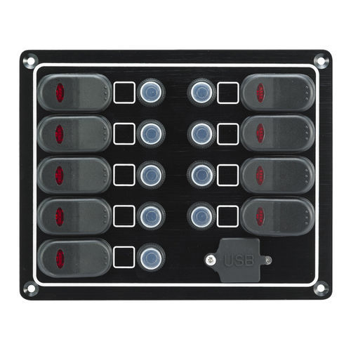 Электрическое табло для катера - 10263-BK - AAA WORLD-WIDE ENTERPRISES LTD. - тока / герметичное / с портом USB