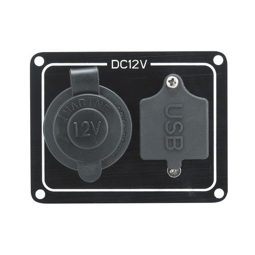 Гнездо прикуривателя и порт USB для катеров - 70063-BK - AAA WORLD-WIDE ENTERPRISES LTD.
