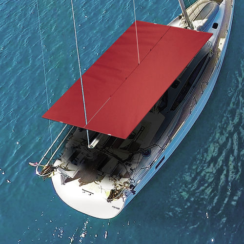 Ходовой тент для парусника - CAGNARO STECCATO - Nettuno Marine Equipment - для кокпита / для поста управления / алюминиевая конструкция