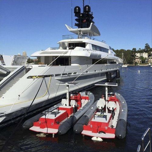 Надувная лодка с внутренним мотором - T/T Dragonfly - Xtenders - полужесткая / с центральной консолью / открытая
