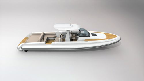 Надувная лодка с внутренним мотором - 11.2M - Xtenders - RIB / с центральной консолью / открытая
