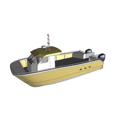 Профессиональный катер водное такси - RIDER CS31 - CASEYEUR - RIDER MARINE - профессиональное рыболовное судно / c подвесным мотором