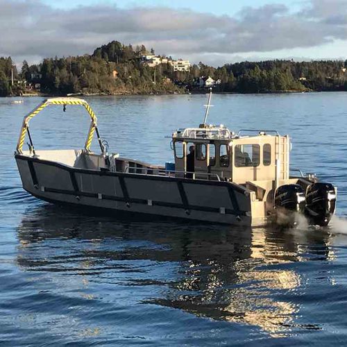 Профессиональный катер десантный катер - ST 12 CLASSIC - MS Boat - c подвесным мотором / из алюминия