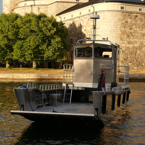 Профессиональный катер десантный катер - ST 12 LIFTED CABIN - MS Boat - c подвесным мотором / из алюминия