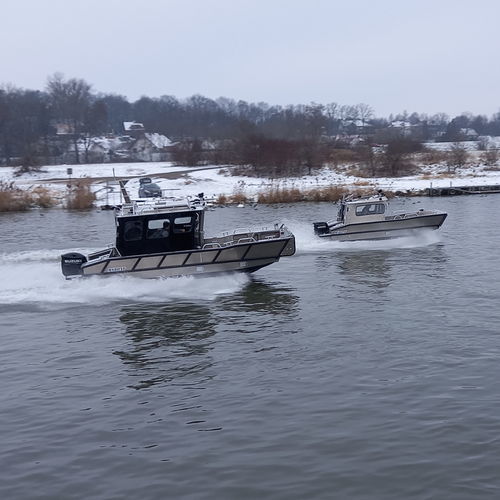 Профессиональный катер десантный катер - MC550WT - MS Boat - катамаран / из алюминия