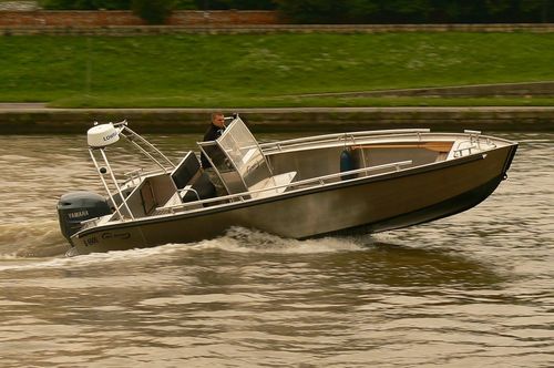 Профессиональный катер коммерческое судно - S 690 - MS Boat - c подвесным мотором / из алюминия