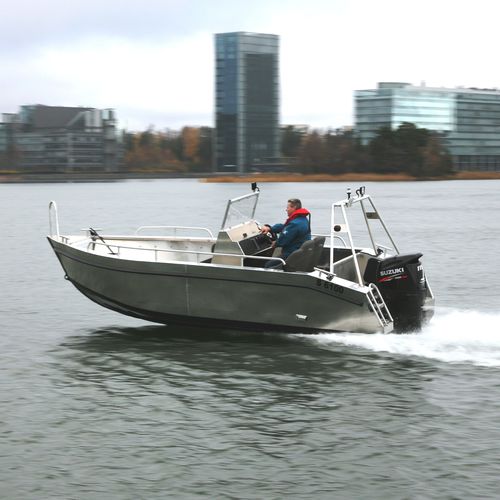 Профессиональный катер коммерческое судно - S 610 - MS Boat - c подвесным мотором / из алюминия