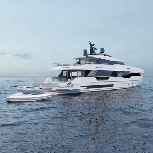 Круизная супер-яхта - 43 - WIDER Yachts - с рулевой рубкой / гибридная / 5 кают