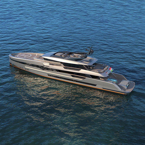 Круизная мега-яхта - 52 - WIDER Yachts - с рулевой рубкой / с флайбриджем / гибридная