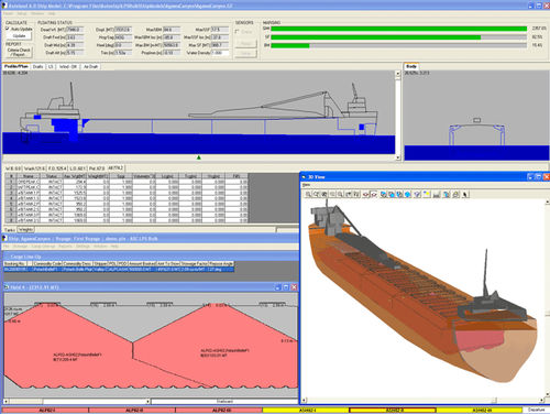 Программное обеспечение для загрузки - BULK CARGO - Autoship, Coastdesign Norway AS - для судна балкера