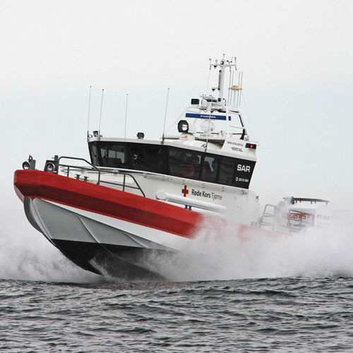 Профессиональный катер катер береговой охраны - FF 45X SAR - HUKKELBERG BOATS - спасательно-поисковое судно / катер скорой помощи / водомет для установки на борту