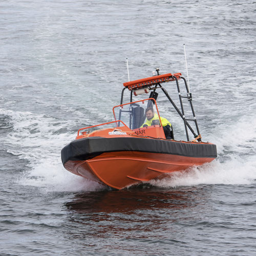 Профессиональный катер спасательное судно - HB Springer 510 - HUKKELBERG BOATS - c подвесным мотором / из алюминия / жесткий корпус