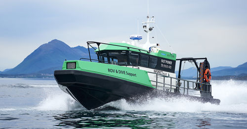 Профессиональный катер спасательное судно - HB 1411 LDC - HUKKELBERG BOATS - рабочее судно / катер для дайвинга / служебный катер