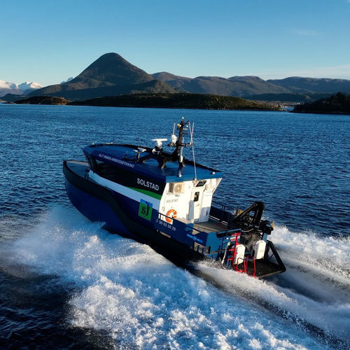 Профессиональный катер катер для дайвинга - FF X-55 M4 LDC - HUKKELBERG BOATS - с внутренним мотором / дизельный / водомет для установки на борту