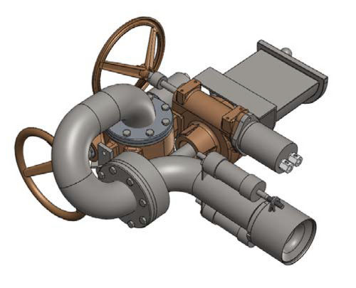 Водяная пушка для судовых палуб - MM302 HELIDECK - Jason Engineering