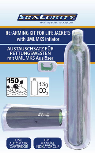 Набор для наполнения надувного жилета - 52006 / 52007 - SeaCurity GmbH