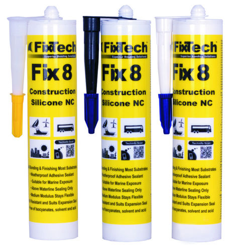 Силиконовый клей-мастика - Fix8  - Fixtech Marine Solutions - универсальный