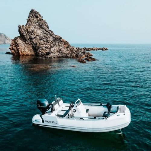 Надувная лодка c подвесным мотором - SP 360 - HIGHFIELD BOATS - полужесткая / открытая / с боковой консолью